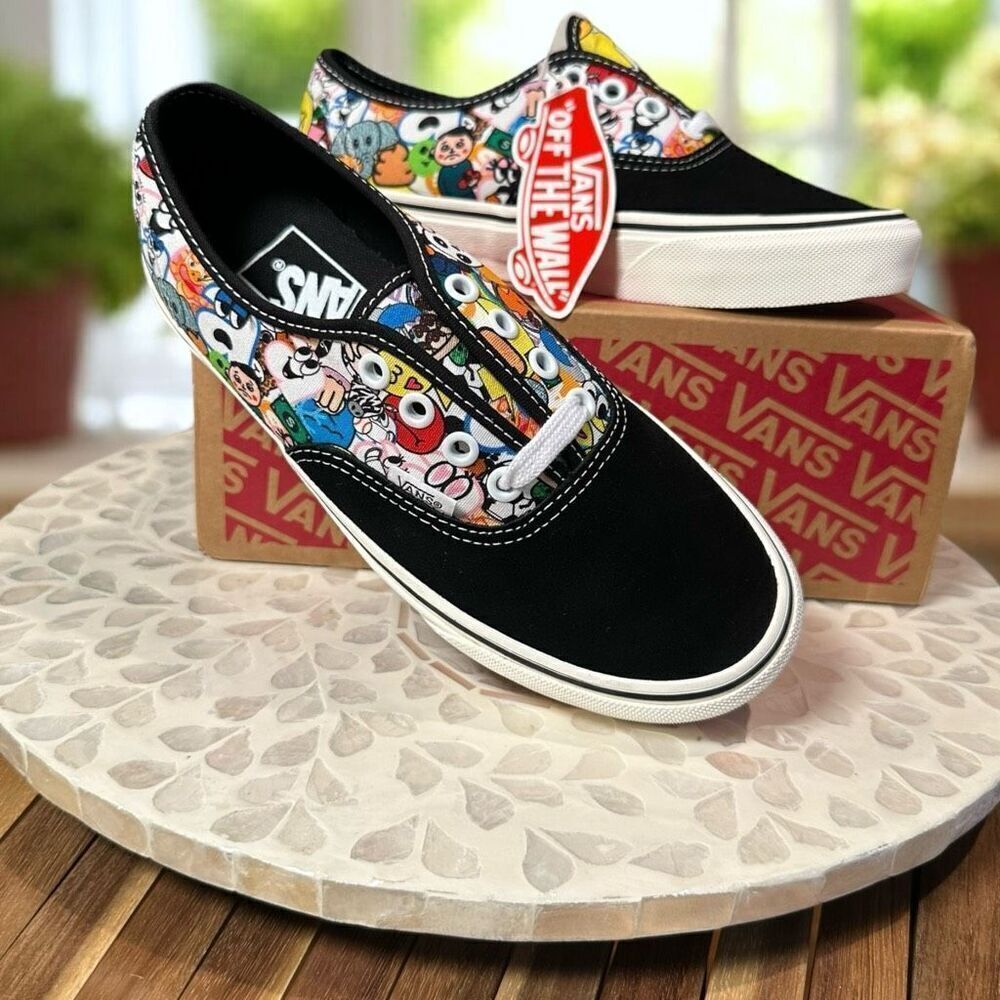 Vans x atmos Authentic "Emoji" Unisex Size 5.5 Men’s Women’s 7 – Rare Collab, Ne